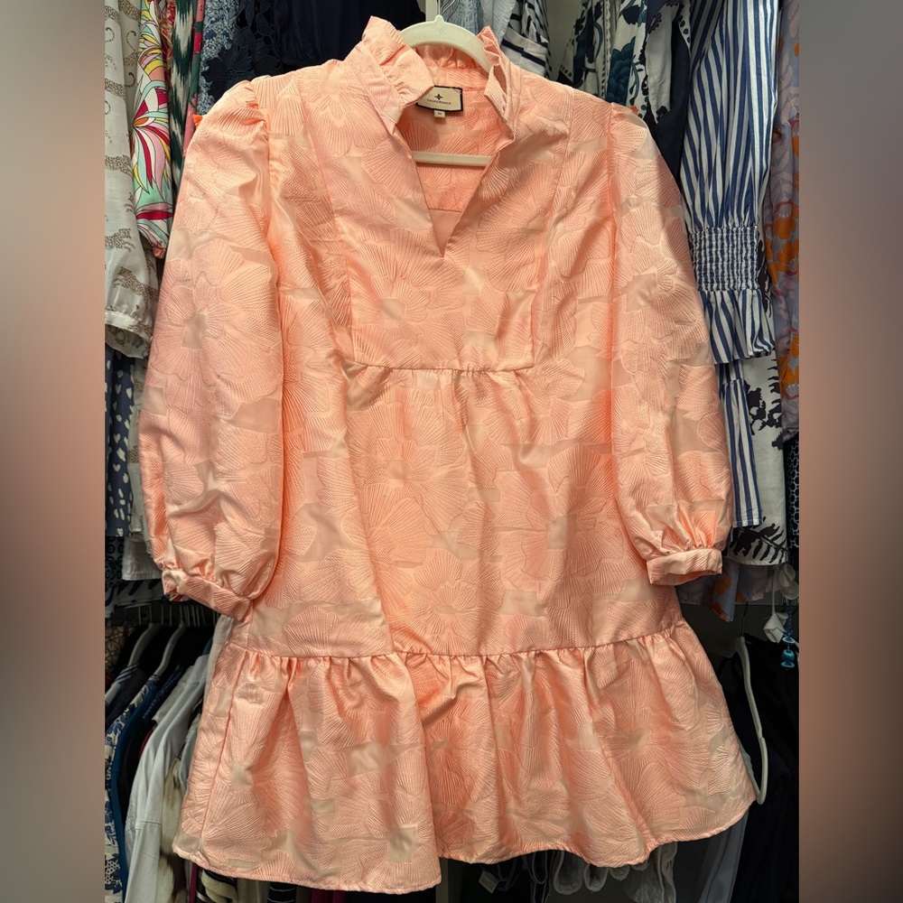 Tuckernuck Peach Floral Dress